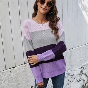 Shein purple sweater
